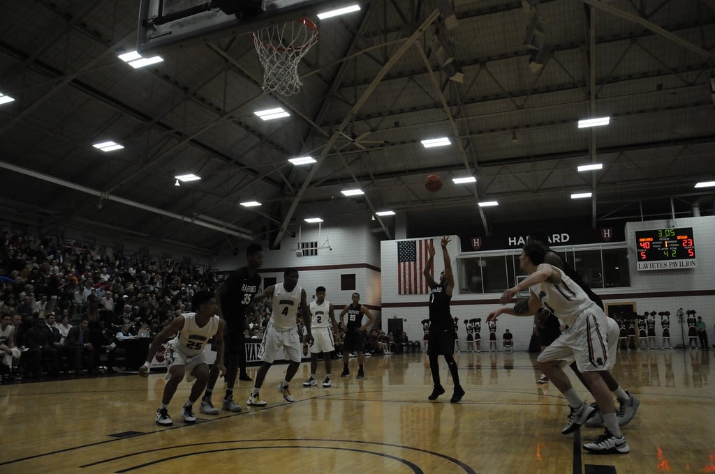 Senior co-captain Siyani Chambers went on an offensive scoring spree, notching 10 points over the course of three minutes at the end of the first half. 