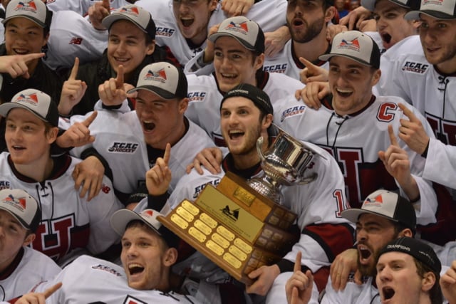 As a result of its 4-1 championship-clincher against Cornell, Harvard is back on top of the ECAC.