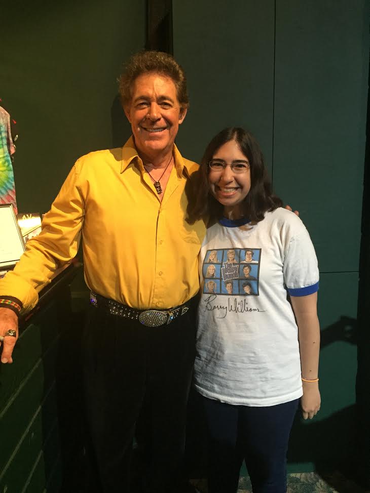 Emily B. Zauzmer meets Barry Williams, the actor who played Greg Brady on "The Brady Bunch," at his show in Branson, Missouri, in August 2015.