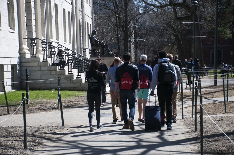 Work those backpacks.
