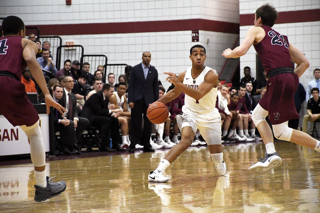 Siyani Chambers, pictured above, led Harvard's squad to three NCAA tournament appearances