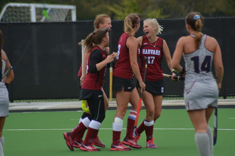 Co-Captain Ellie Cookson was one of Harvard's six goal scorers on Saturday afternoon. After beating Penn, 6-0, the Crimson extended its winning streak to six games.