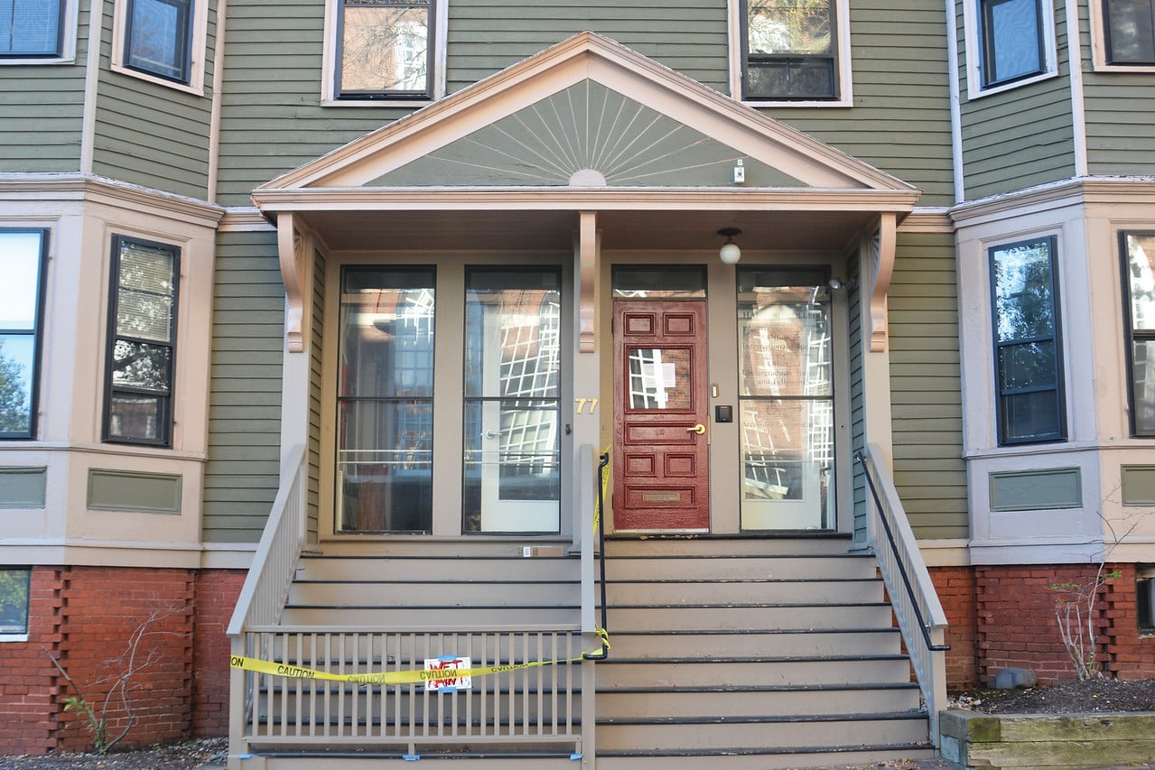 The Harvard Office of International Education, which is located on 77 Dunster St.