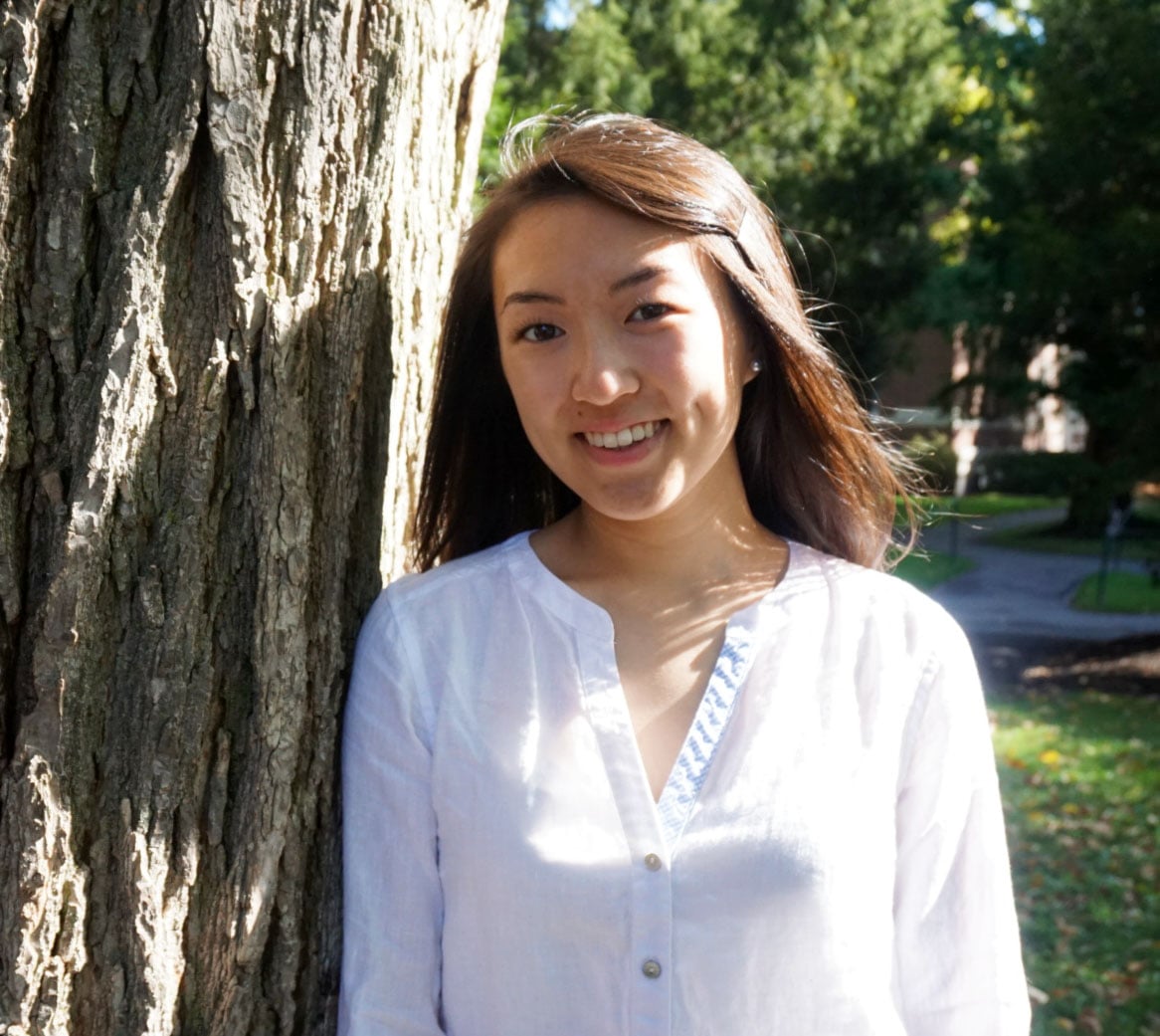 Math concentrator Jennifer Hu '18 won an award after deciding to present her academic work at a math department-run initiative called "Math Table."