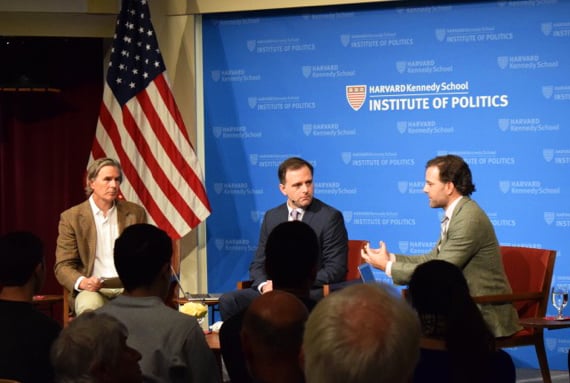 Brothers Daniel and Jordan Allott talk to Tyler Bridges, the 2017 Joan Shorenstein Fellow, about their documentary, The Race to 2020, which follows nine counties during Trump’s presidency.