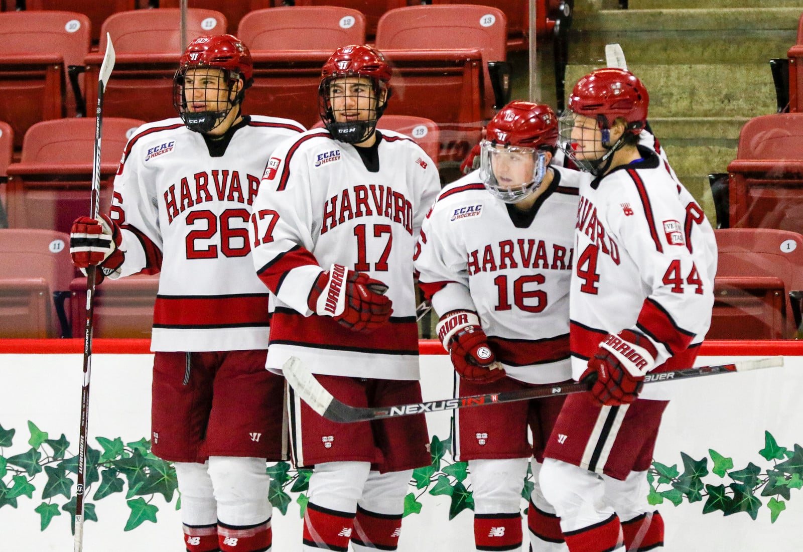 The Crimson hopes to be celebrating just this like all season. While on the road, Harvard will rely on its dynamic offensive talent, headed by junior Ryan Donato (#16), to carry its scoring in hostile away rinks.