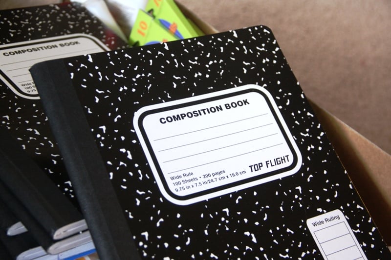 Writer's Notebook.
