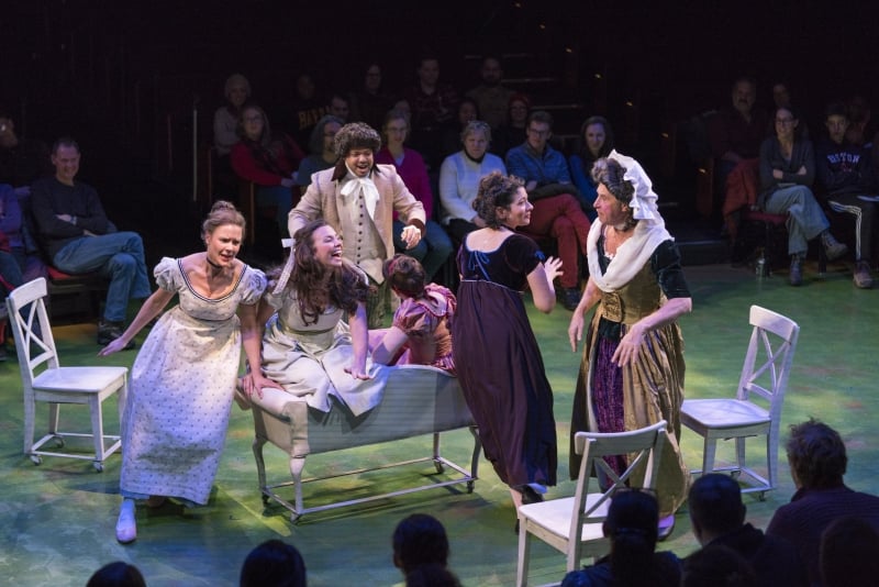 The cast of Bedlam's Sense & Sensibility.