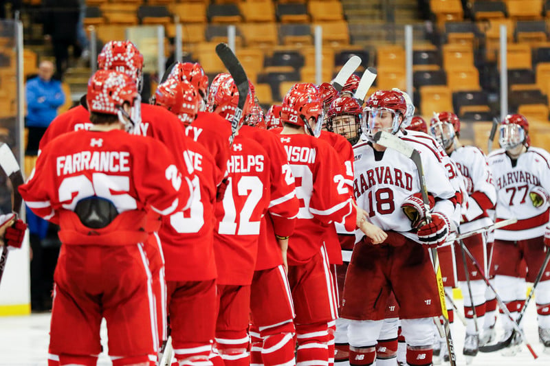 In a thrilling double overtime rematch of last year's Beanpot final, the Crimson tossed 49 shots at BU's net but ultimately fell, 3-2.