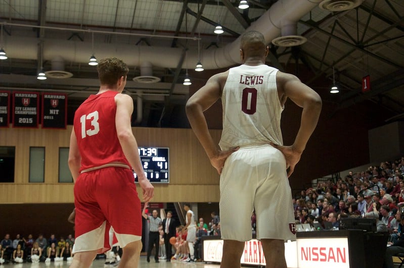 Chris Lewis takes on Cornell on Friday night at Lavietes Pavilion. 