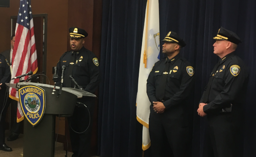 Cambridge Police Commissioner Branville G. Bard Jr., left, is leaving the department for Johns Hopkins University.