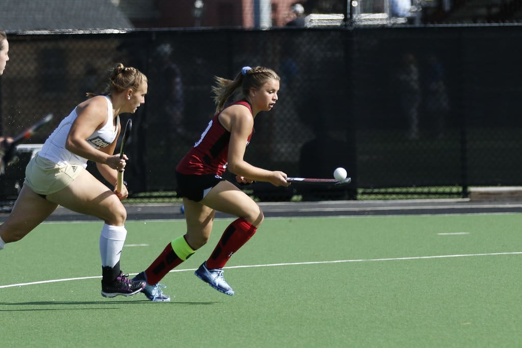 Senior forward Kathleen Young has knocked in four goals this season for the Crimson.