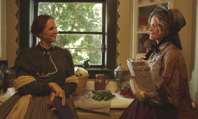 "Wild Nights with Emily" (2018), directed by Madeleine Olnek, screened as part of the Boston Women's Film Festival.