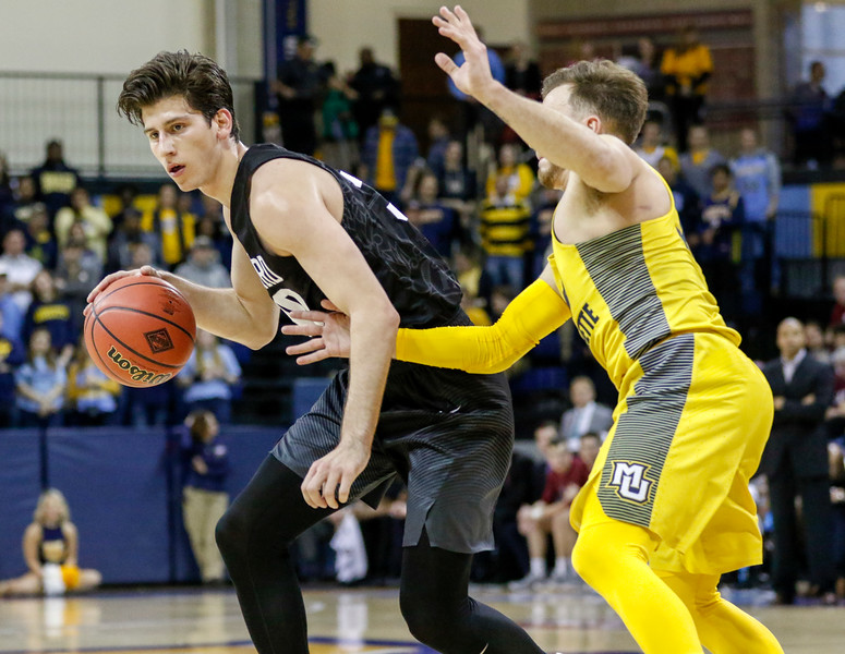 Sophomore forward Danilo Djuricic scored a career-high 14 points last season at Holy Cross.