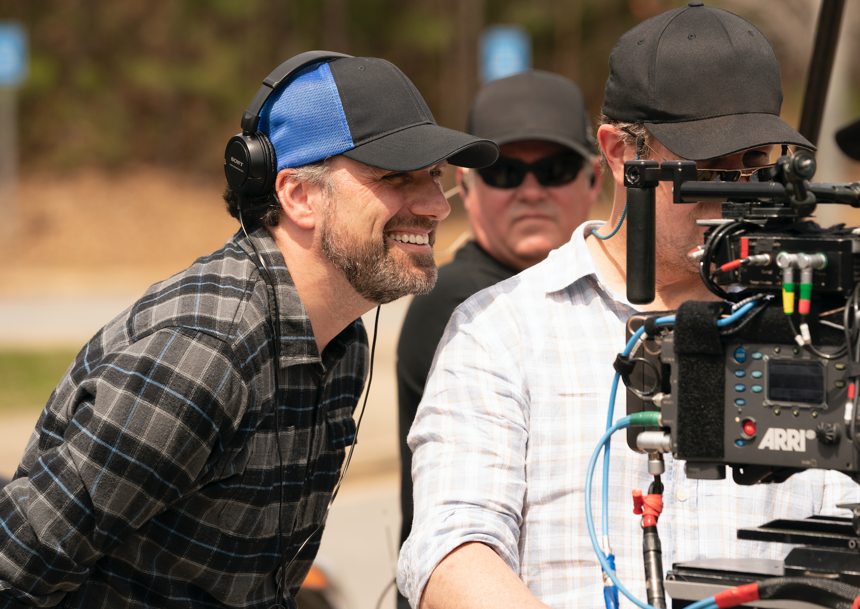 Director Sean Anders on the set of “Instant Family.”