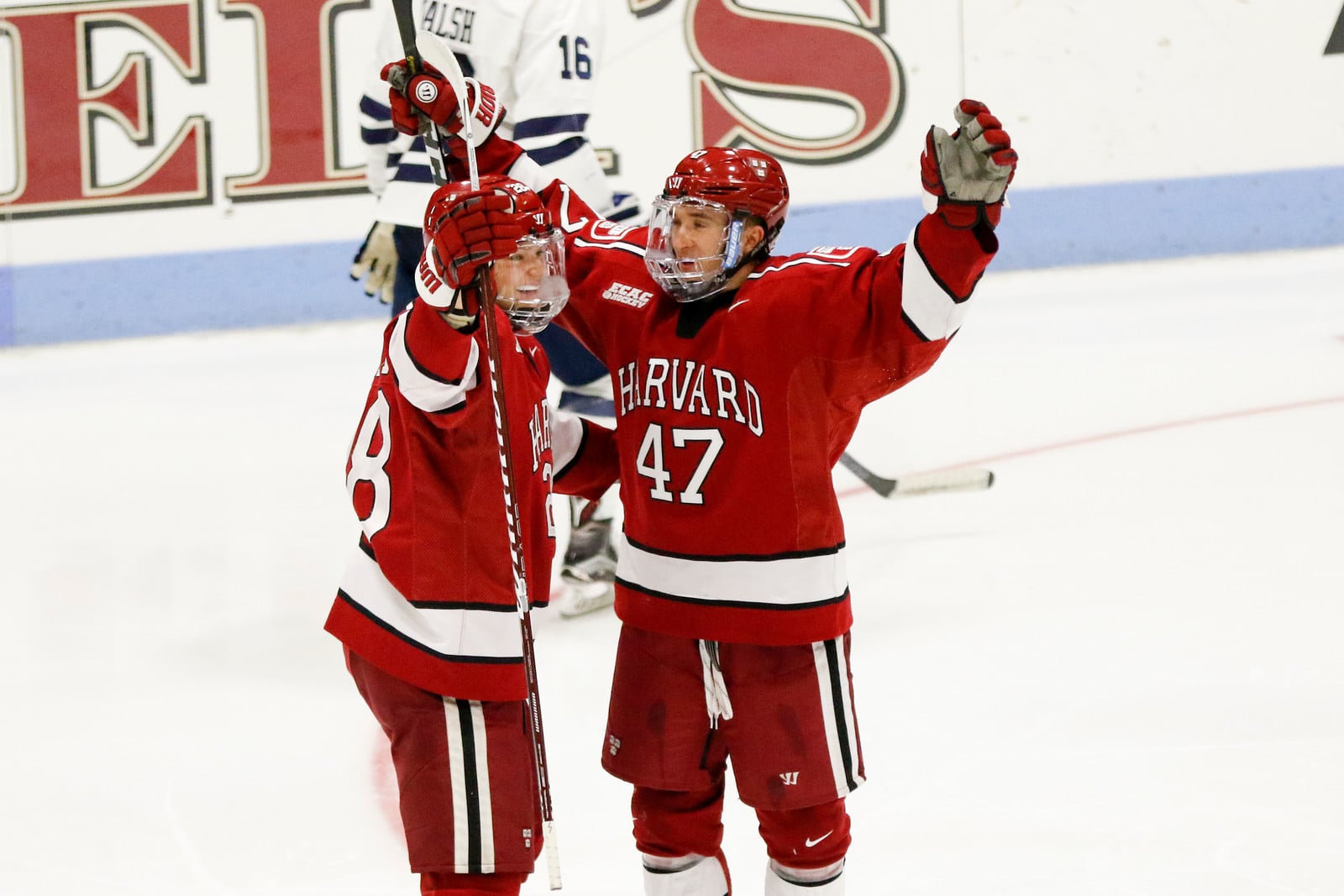 Harvard opened the scoring for the first time in this young season on Friday, courtesy of freshman Casey Dornbach.