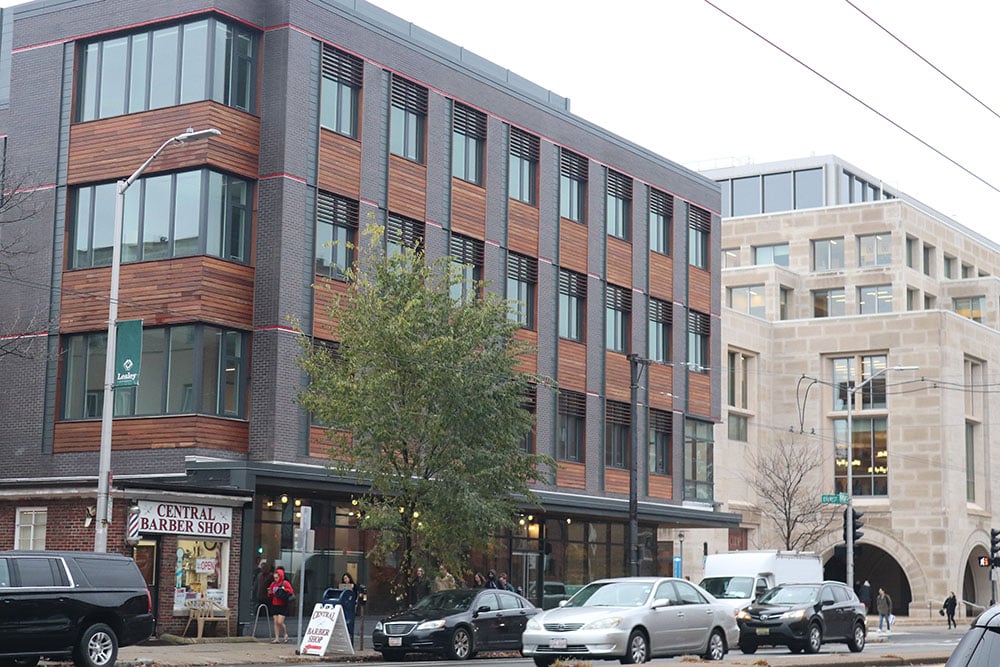 Administrators unveiled a new Harvard Law School building at 1607 Mass Ave in mid-November 2018.