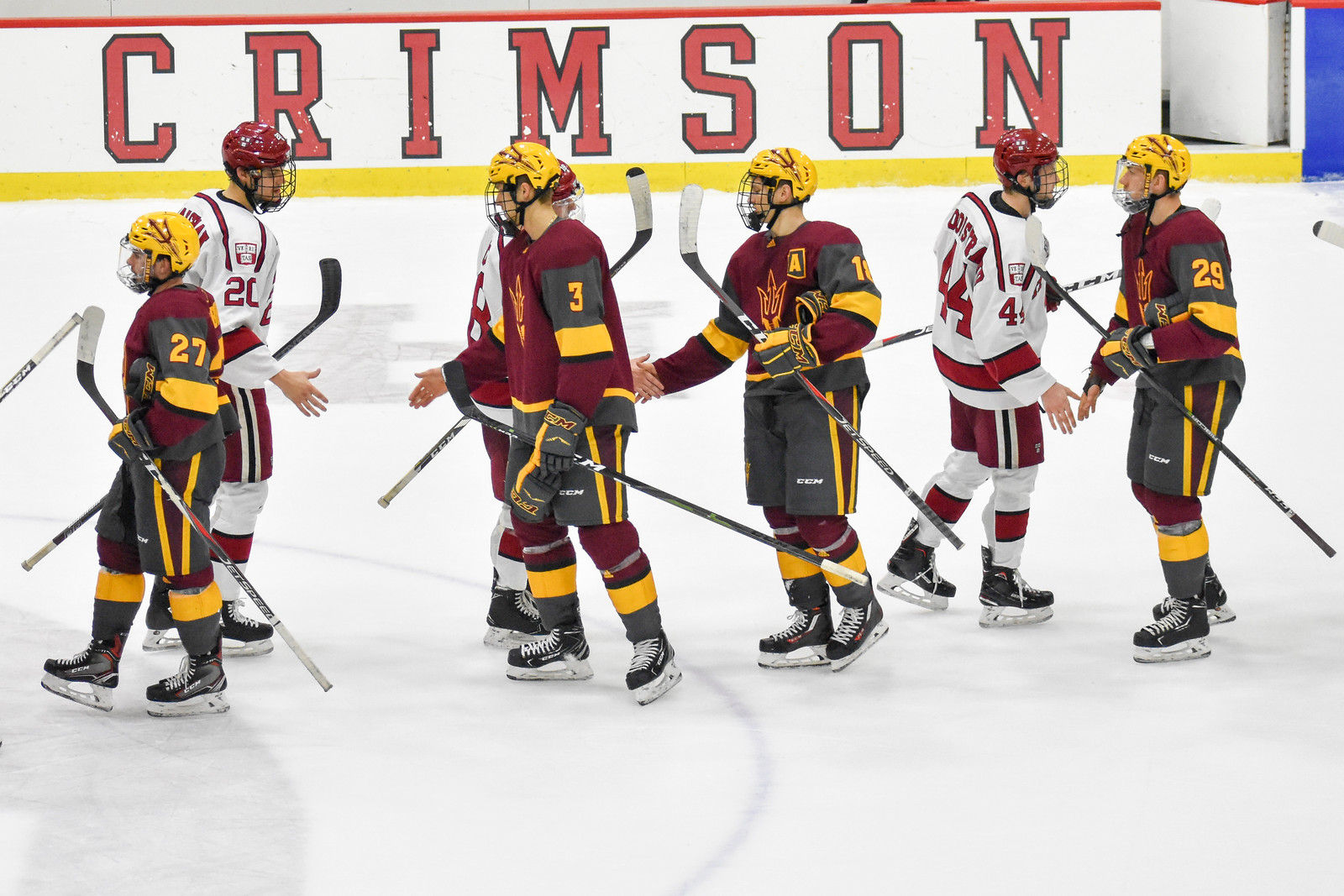 While coach Donato's squad realizes it squandered a chance at a four-point weekend, it showed that it can skate with ranked opponents by taking a game from No. 18 Arizona St.