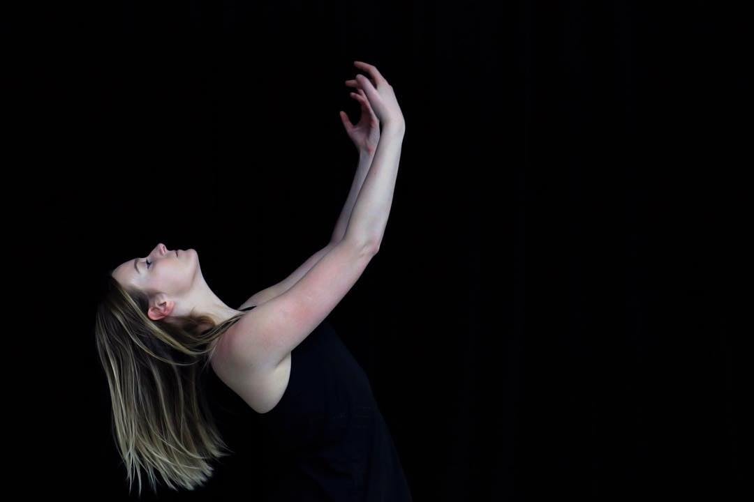 Co-director Mara G. Milner ’20 in the show "on quarter."