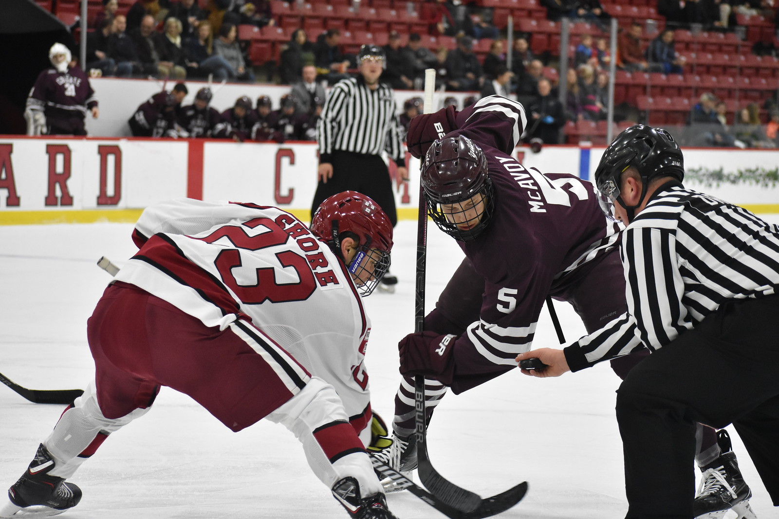 The Crimson completed a season sweep of the Raiders on Saturday afternoon after dropping both contests to Colgate in 2017-2018.