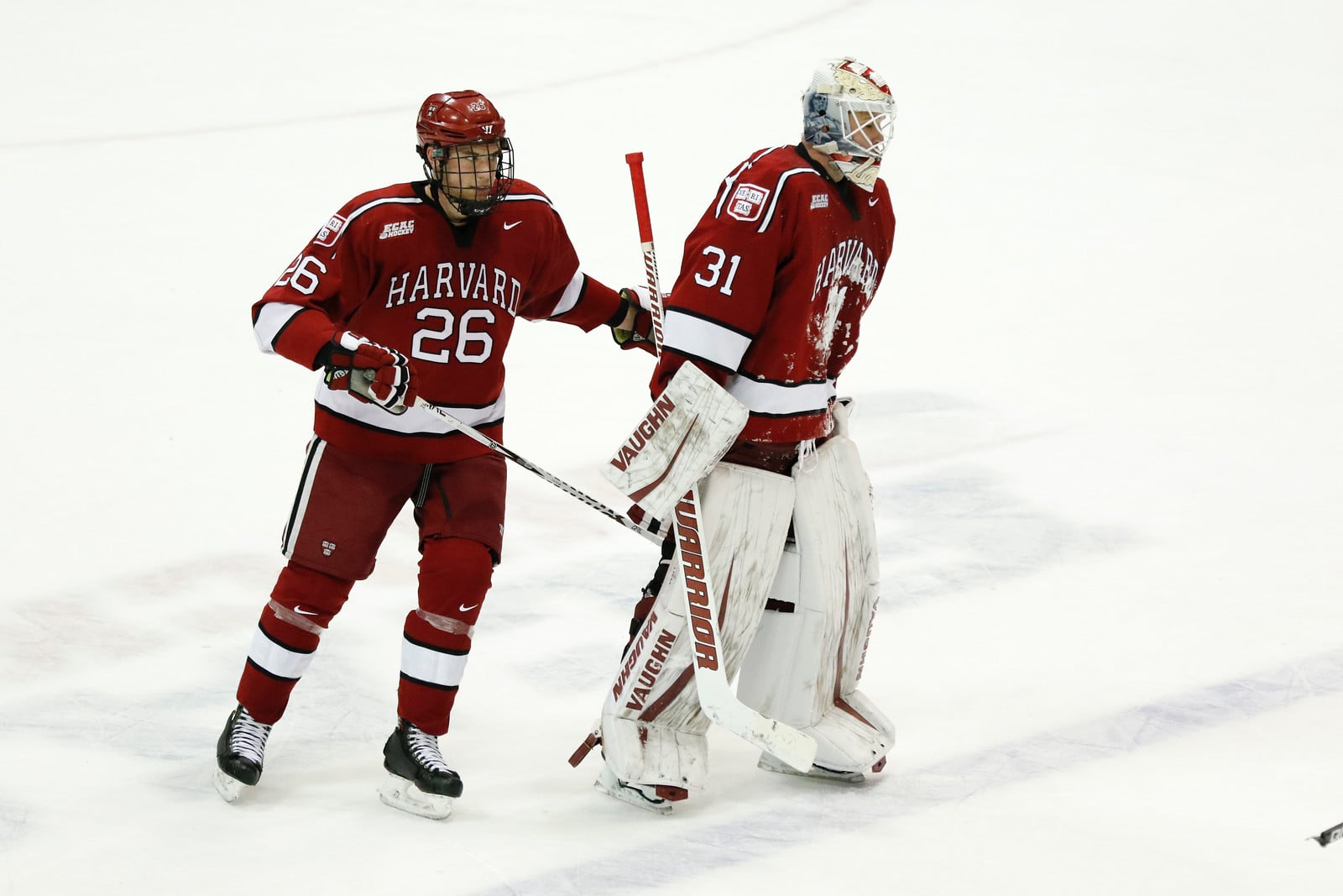 Senior net-minder Michael Lackey made his return from injury on Friday, only to be pulled in favor of junior Cameron Gornet mid-way through the contest.
