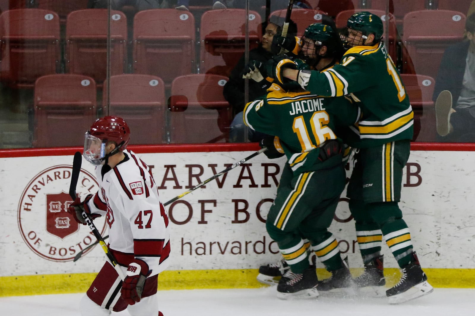 The Golden Knights ended the Crimson's ECAC playoff run, but Harvard still managed to clinch an NCAA Tournament berth due to its impressive season-long performance.