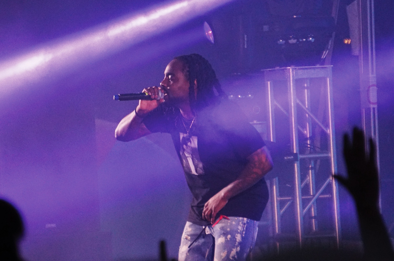 Wale performs at Yardfest 2018.