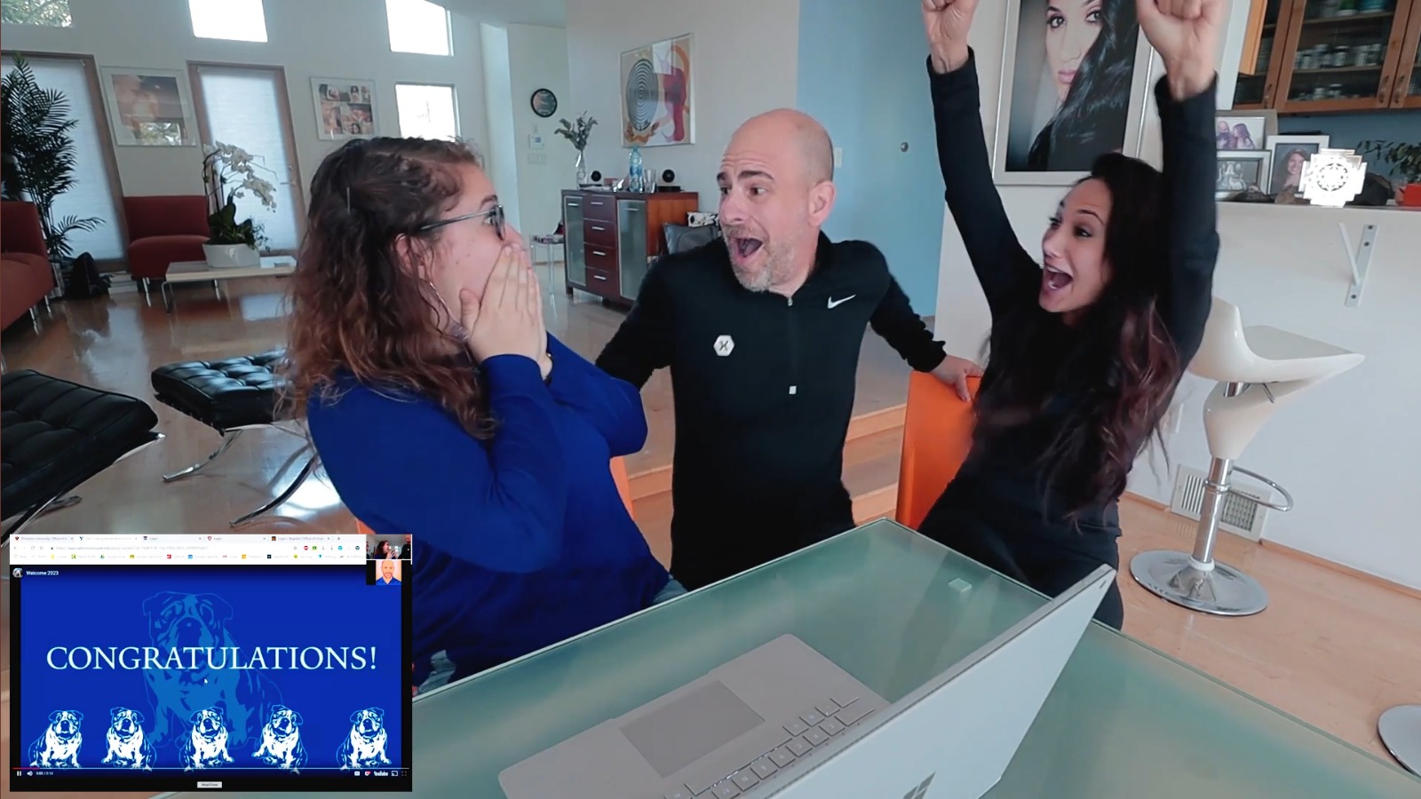 Hannah Morrison, who was waitlisted for Harvard University's Class of 2023, posted a video on her Youtube page about her college acceptances.