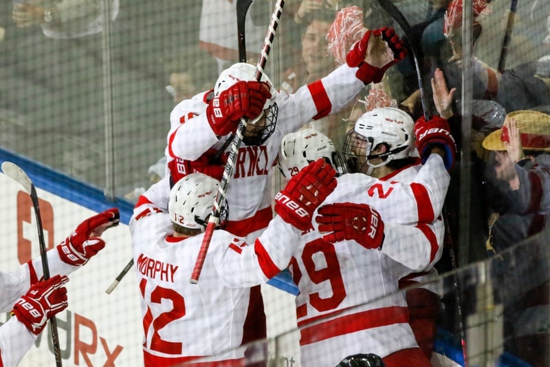 Stymying the Crimson in its noisy home rink again, Cornell avenged its MSG loss and took the season series.