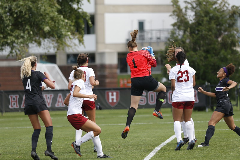 Thanks to superior defense and the work of senior goalkeeper Kat Hess, the Crimson were able to shutout Northwestern.