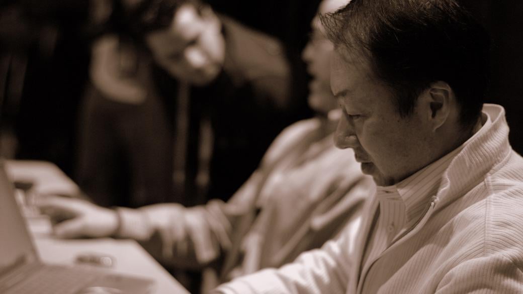 Koji Kondo, legendary Nintendo composer, at the Game Developers Conference in 2007