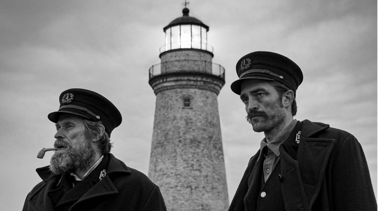 Robert Pattinson and William Dafoe star in "The Lighthouse" as two lighthouse keepers on a remote New England island in the 1890s.