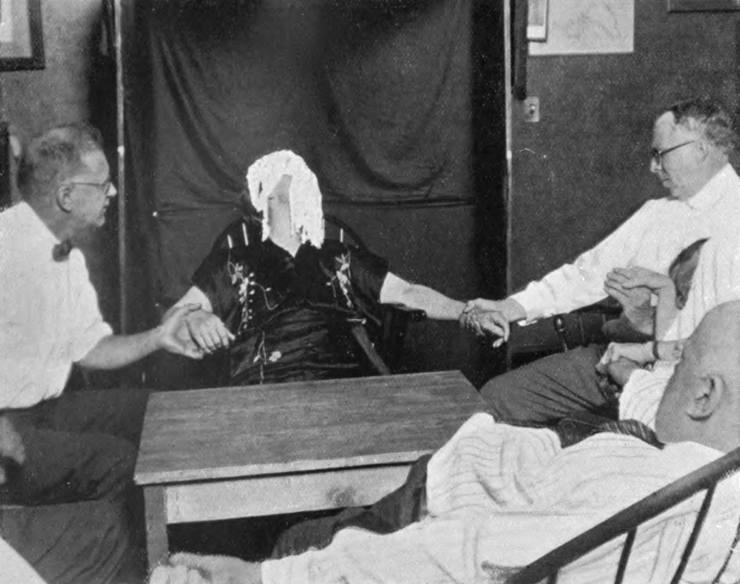 The Harvard group of psychical researchers held a series of sessions with alleged psychic Margery Crandon over the years.