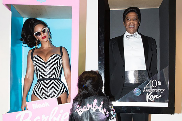 Beyoncé, Jay Z, and Blue Ivy Dressed Up As A Barbie Family