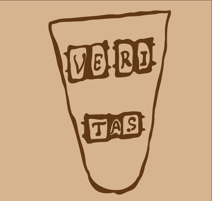 The first veritas seal drawn on the Harvard Charter of 1650.