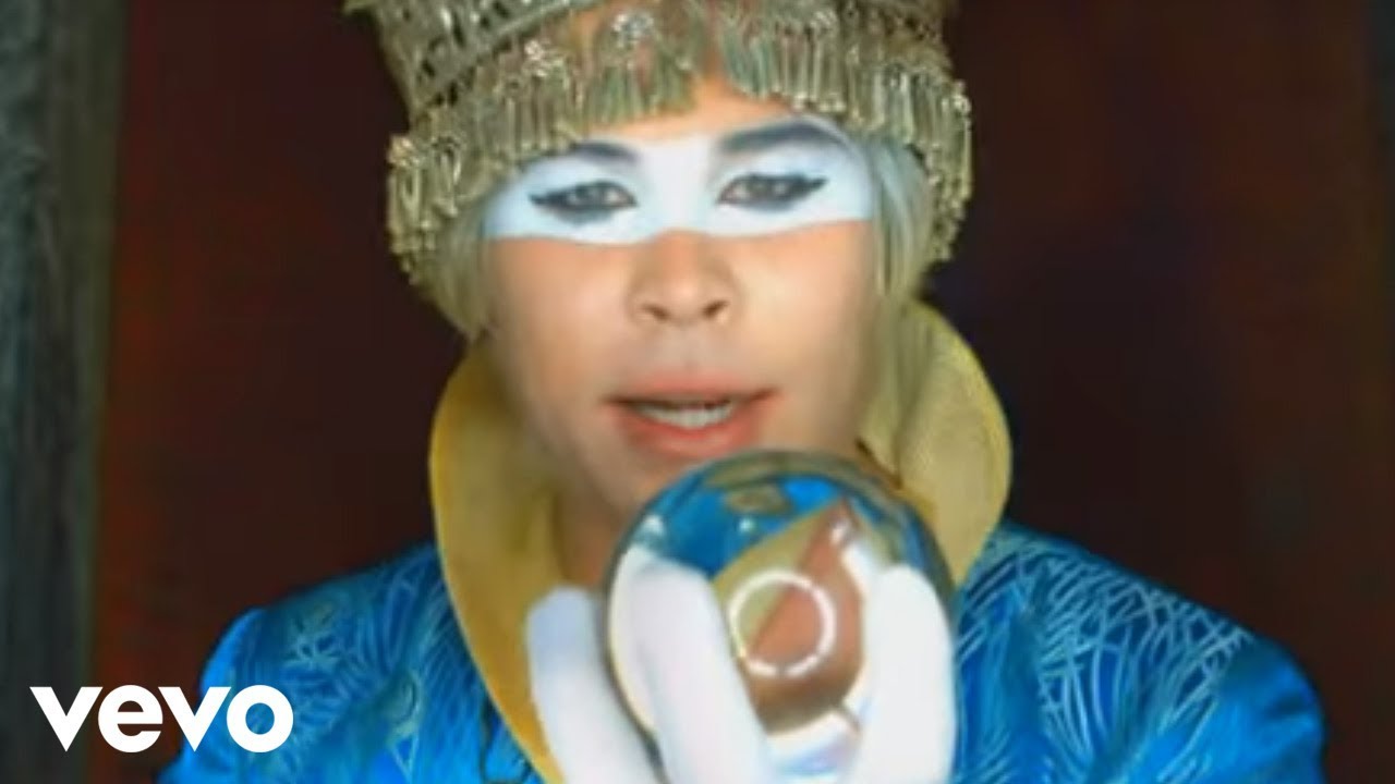 A frame from the music video for “Walking On A Dream” by Empire of the Sun.