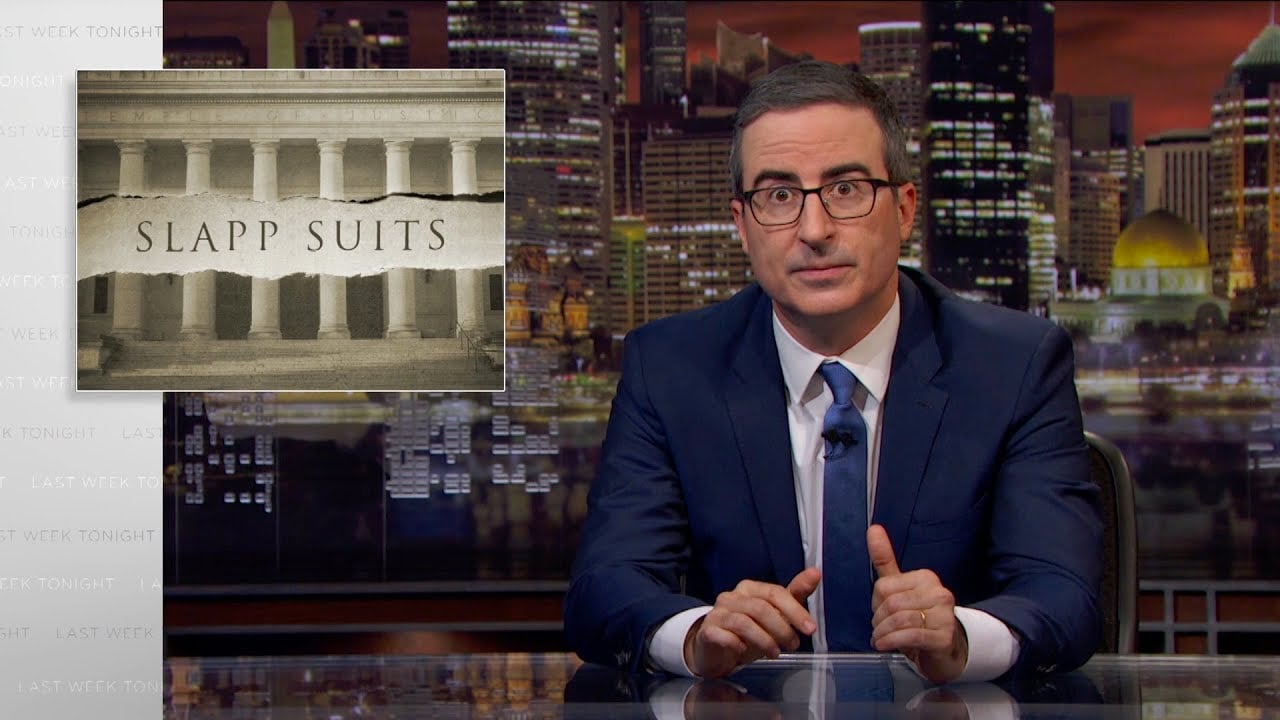John Oliver addressed a lawsuit brought against him and HBO by coal tycoon Bob Murray on his show, Last Week Tonight.