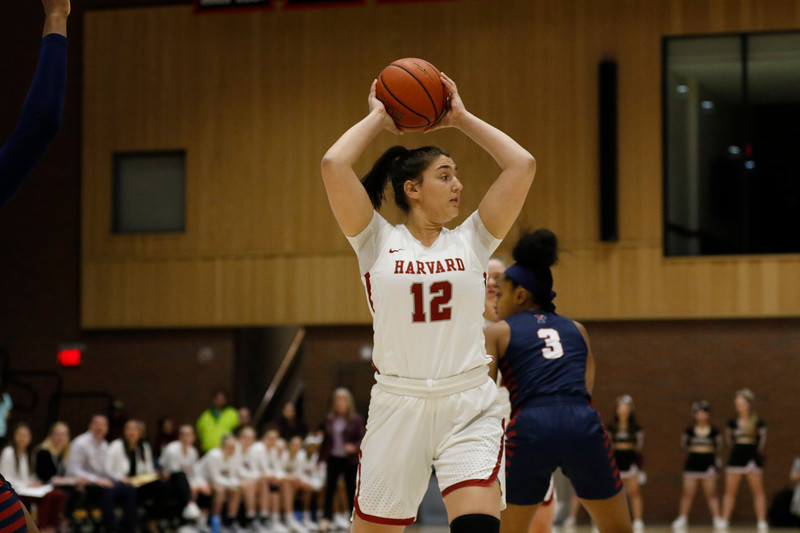 Junior forward Rachel Levy finished with a career game against the Crimson's bitter rival, notching 14 points and grabbing an impressive 19 rebounds against Yale.