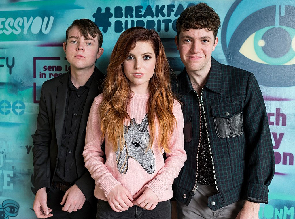 Echosmith as a trio in 2017.
