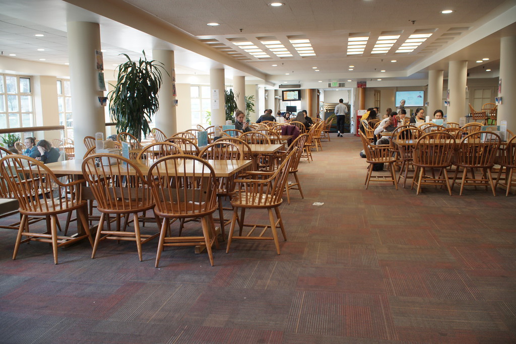 Cabot House Dining Hall, where Cabot Dean Ian Miller teaches the new "Quad Lab" seminar.