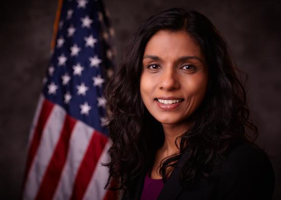 Monica Bharel is the Commissioner of the Massachusetts Department of Public Health.