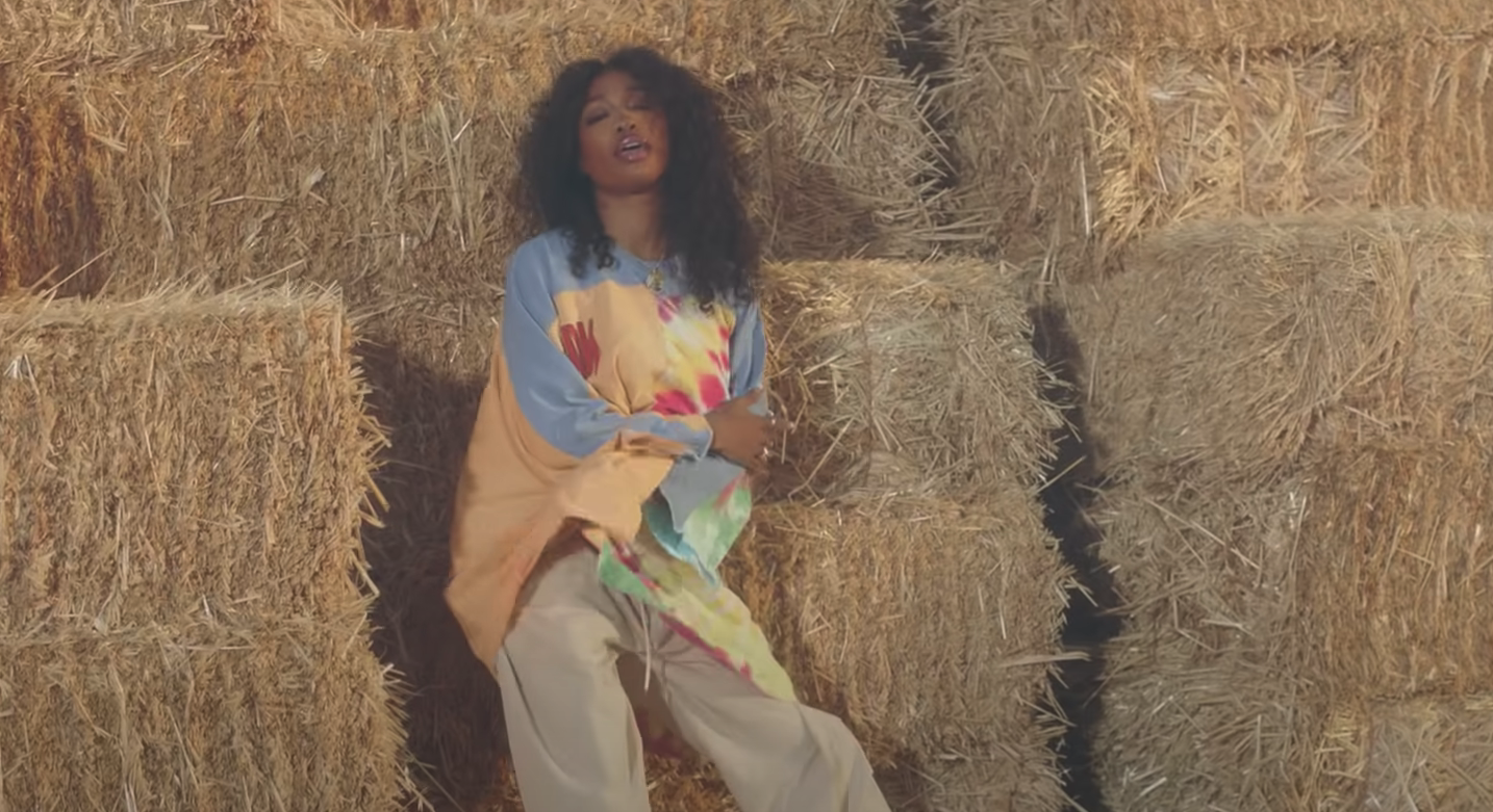 SZA in the music video for 'Hit Different' ft. Ty Dolla $ign