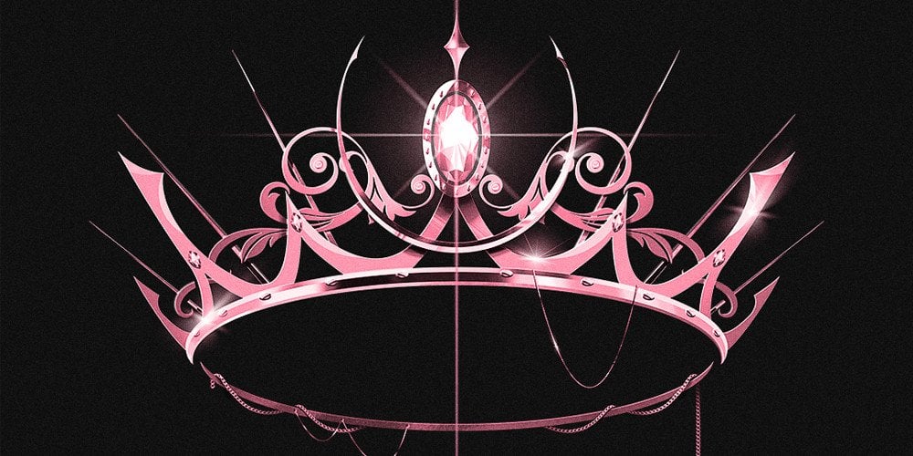 Album Cover for BLACKPINK's "The Album."