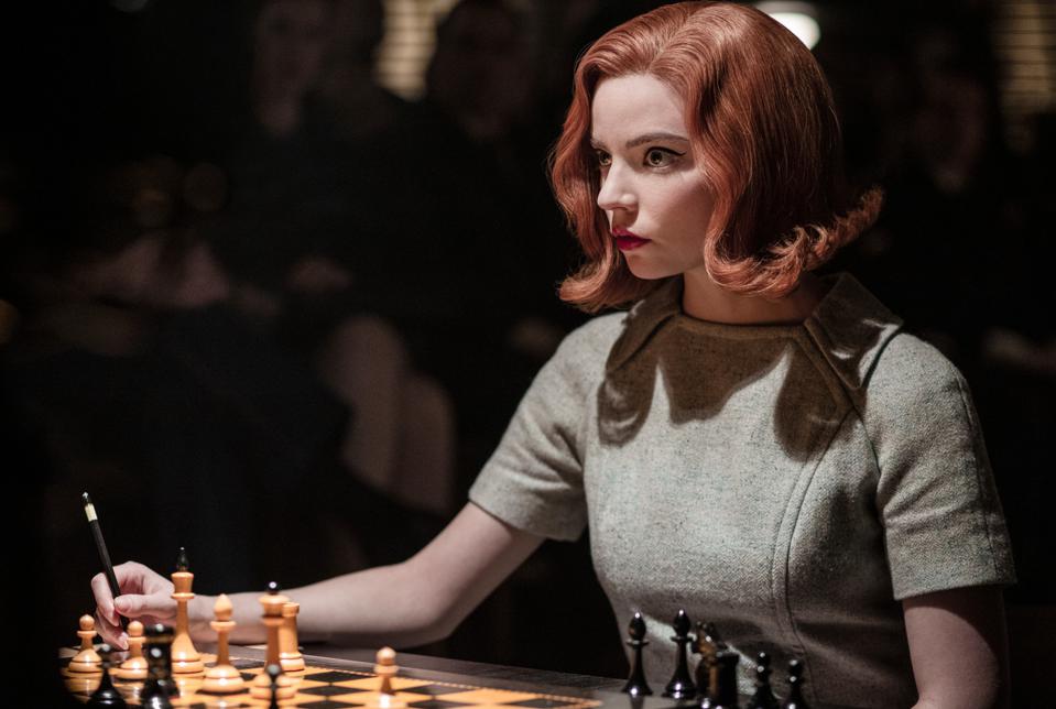 Anya Taylor-Joy as Beth in "The Queen's Gambit."