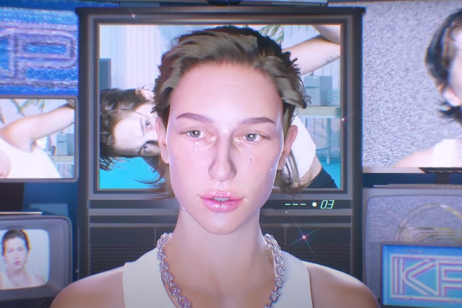 A still from King Princess' "Only Time Makes Us Human" video.