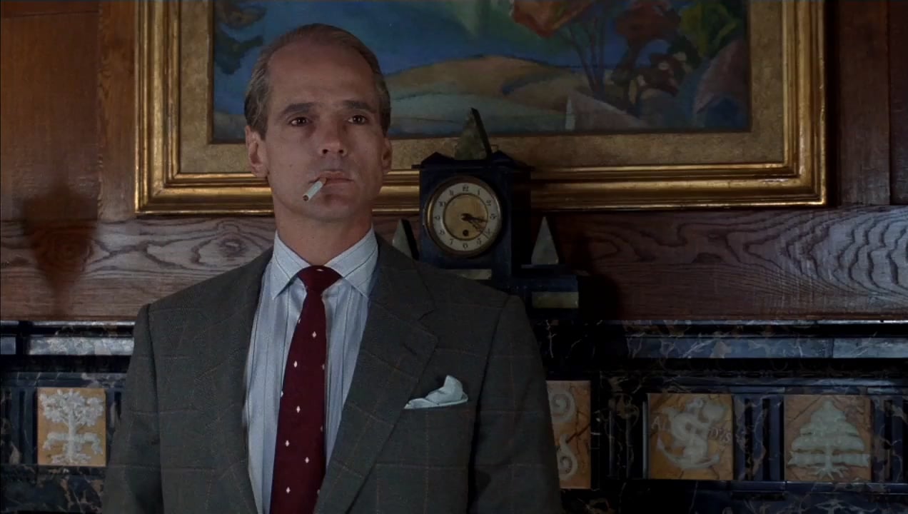 Jeremy Irons stars as Claus von Bülow in "Reversal of Fortune" (1990), directed by Barbet Schroeder.