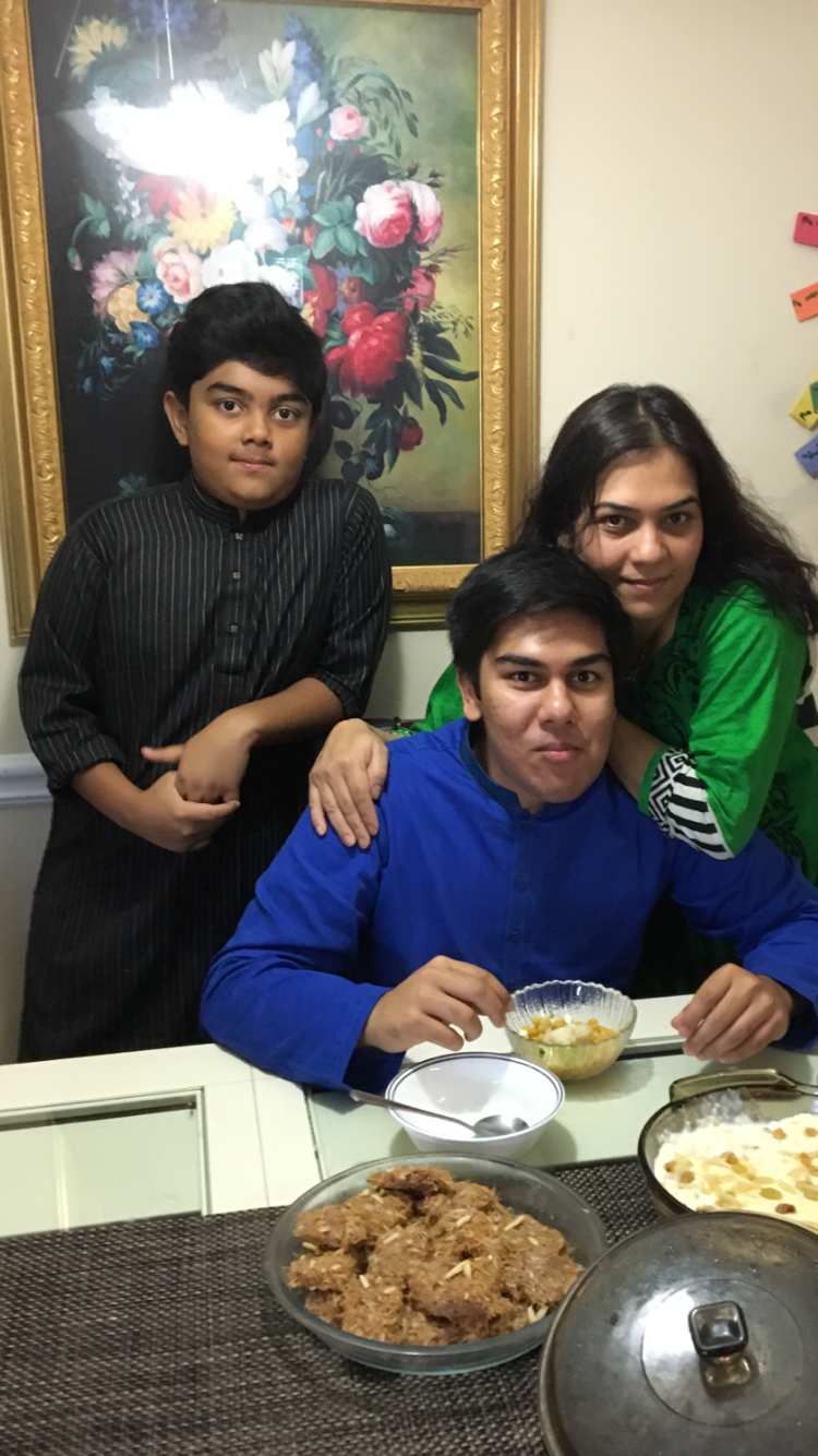 Islam emphasizes that family is a partiuclarly important priority for him and for many other first-generation and low-income students at the moment.