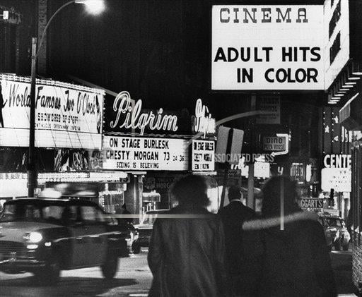 The "Boston Combat Zone" on the night of June 7, 1974.