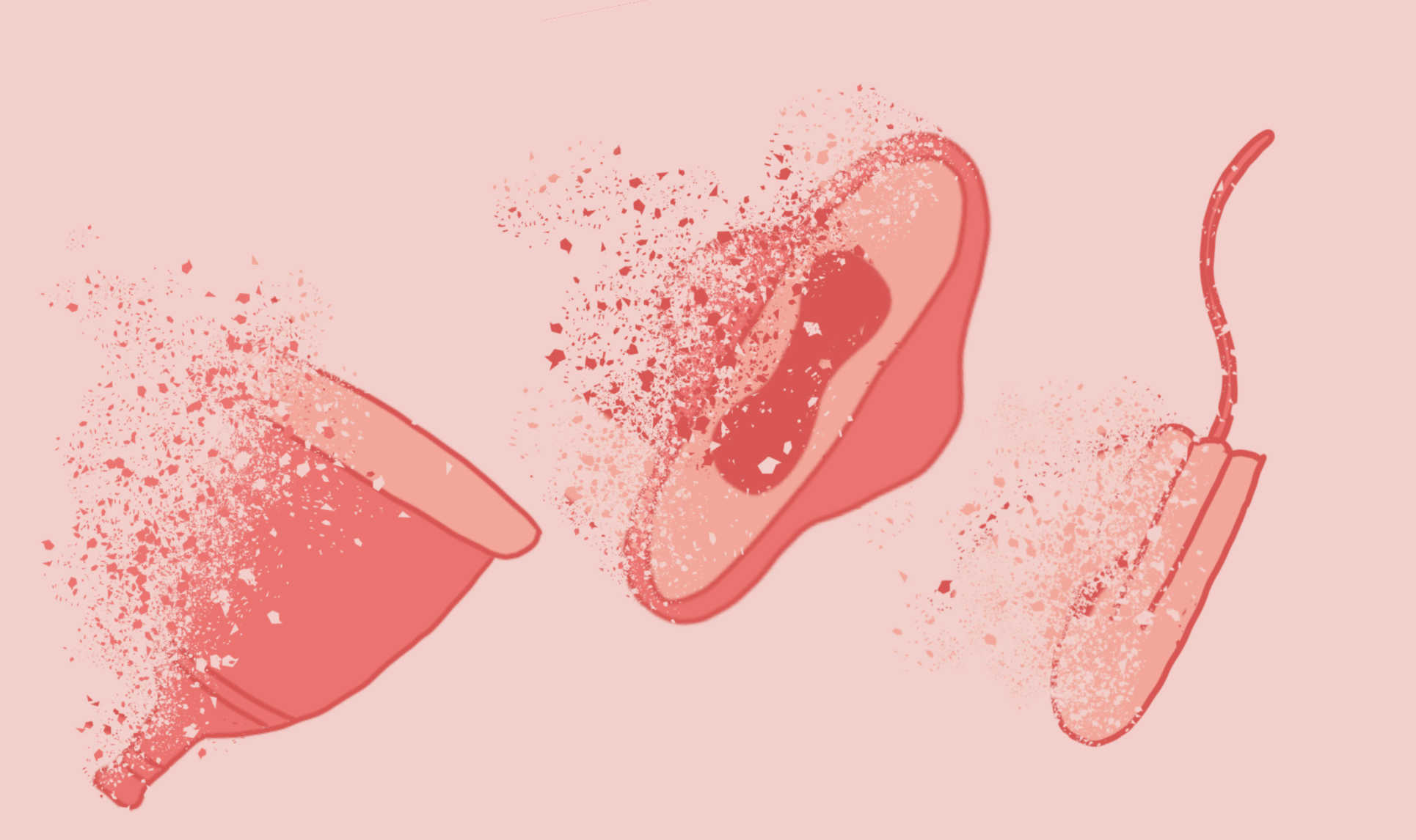 period products covid essay graphic