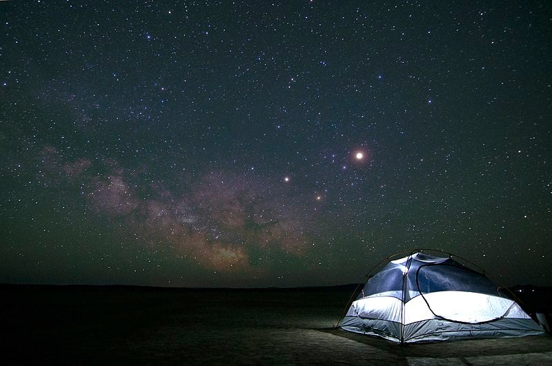 Stargazing in the Alvord Desert, Ore.